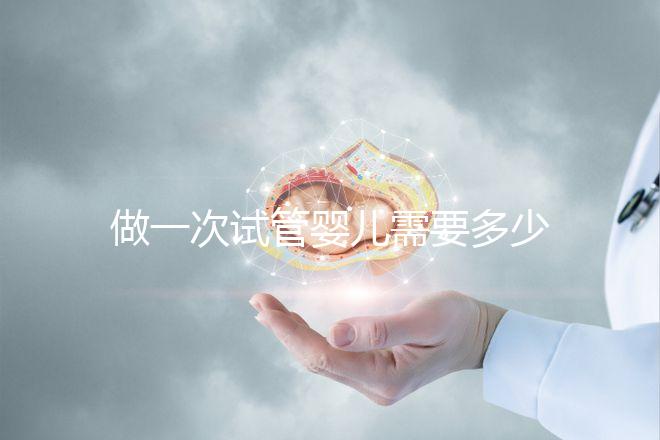 做一次試管嬰兒需要多少錢？