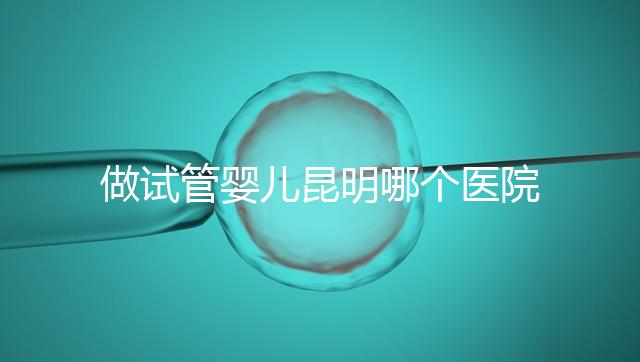 做試管嬰兒昆明哪個(gè)醫(yī)院好一點(diǎn)呢