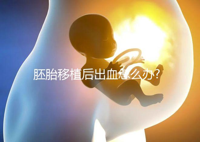 胚胎移植后出血怎么辦?不同階段的應(yīng)對(duì)辦法看這里